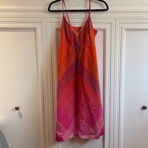 Gap Orange & Pink Gradient Maxi Dress